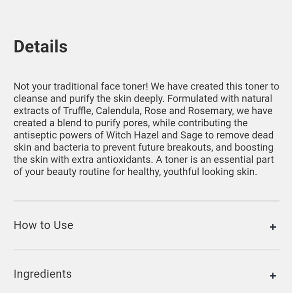 NWT Skin & Co Truffle Face Toner - Picture 5 of 5